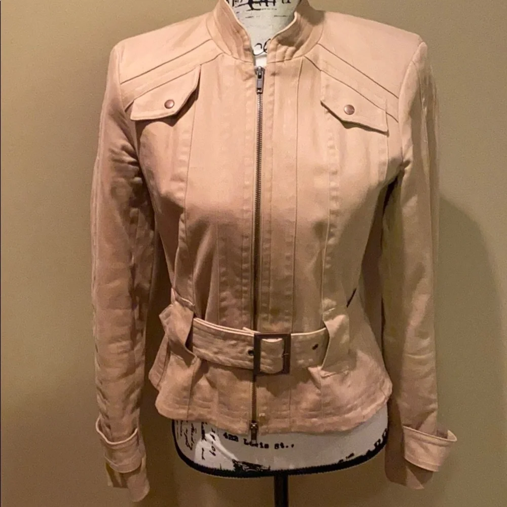 Cache tan blazer jacket 4‎